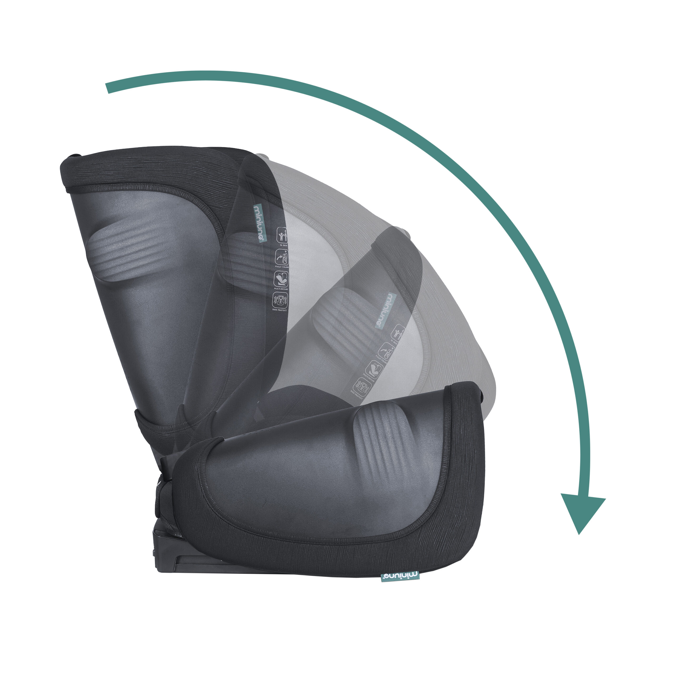 Miniuno NiftiieFix R129 Folding Car Seat - Image 5