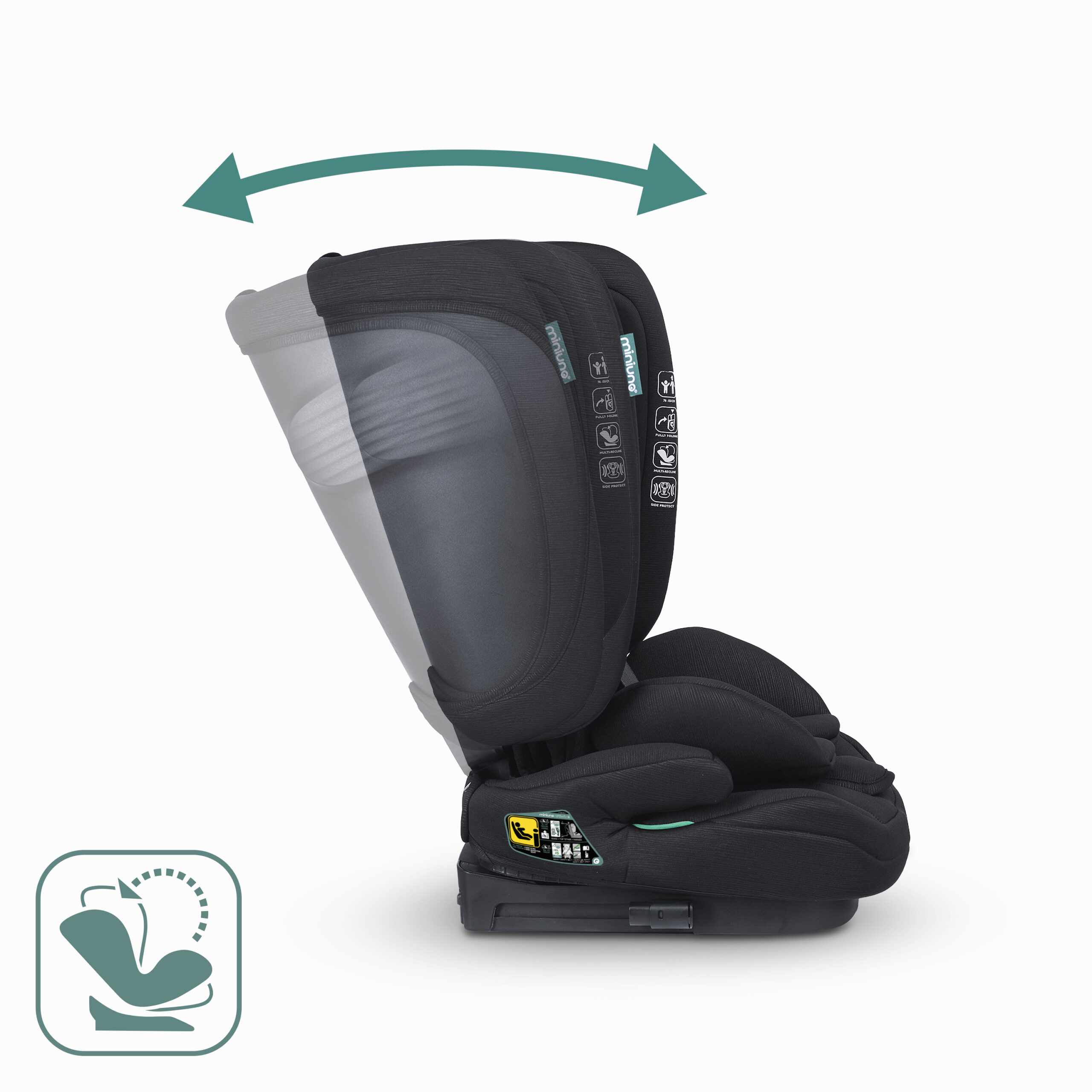 Miniuno NiftiieFix R129 Folding Car Seat - Image 7