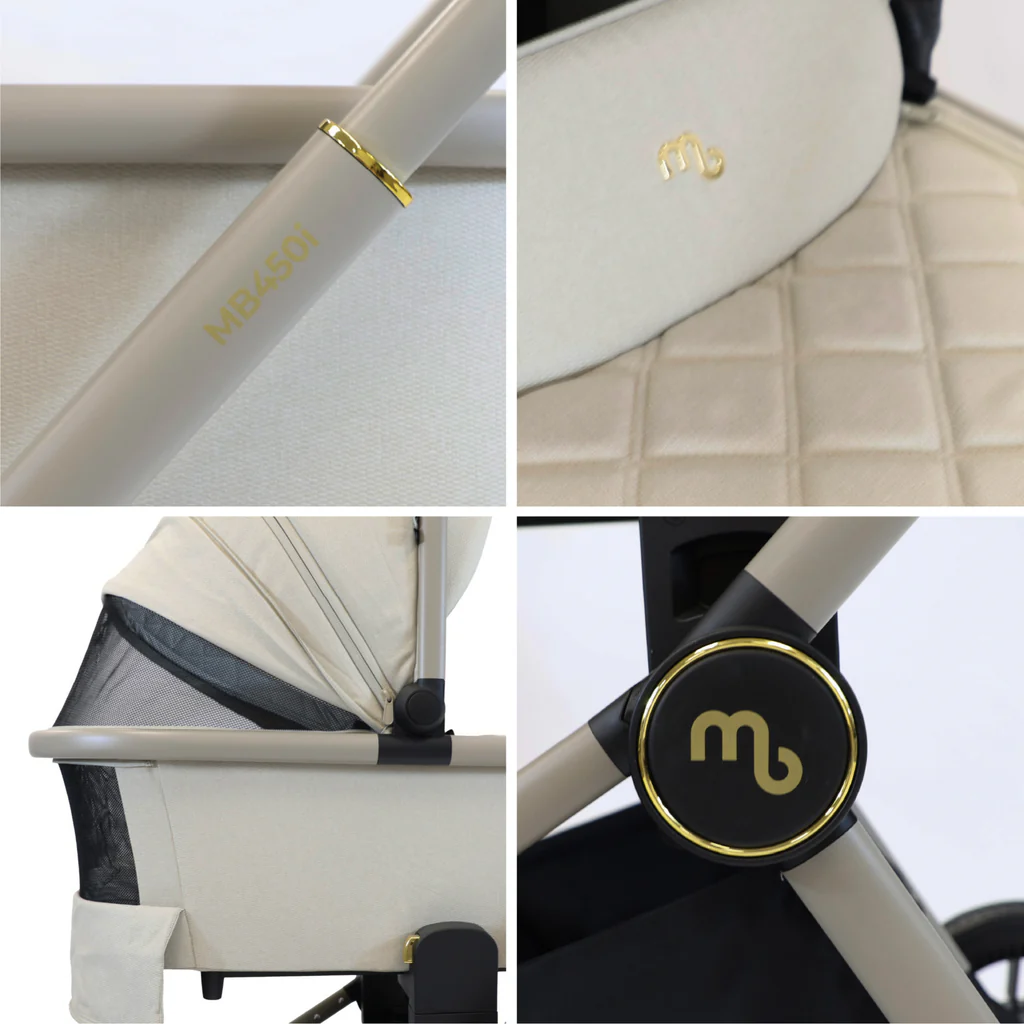 My Babiie MB450i 3-in-1 Travel System - Ivory - Image 8