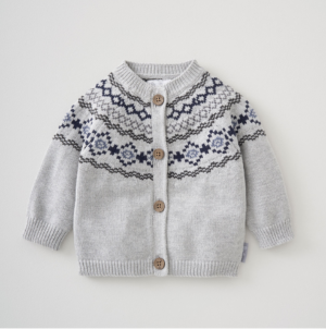 Silver Cross Fairisle Cardigan