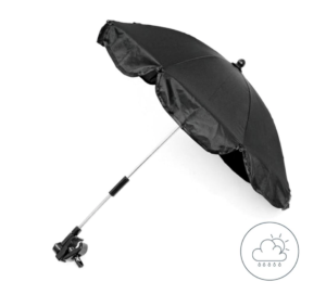 Black Universal Waterproof Parasol