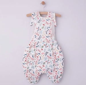 2.5 Tog Swaddle to Sleep Bag - 0-4 Months All Seasons - Botanical