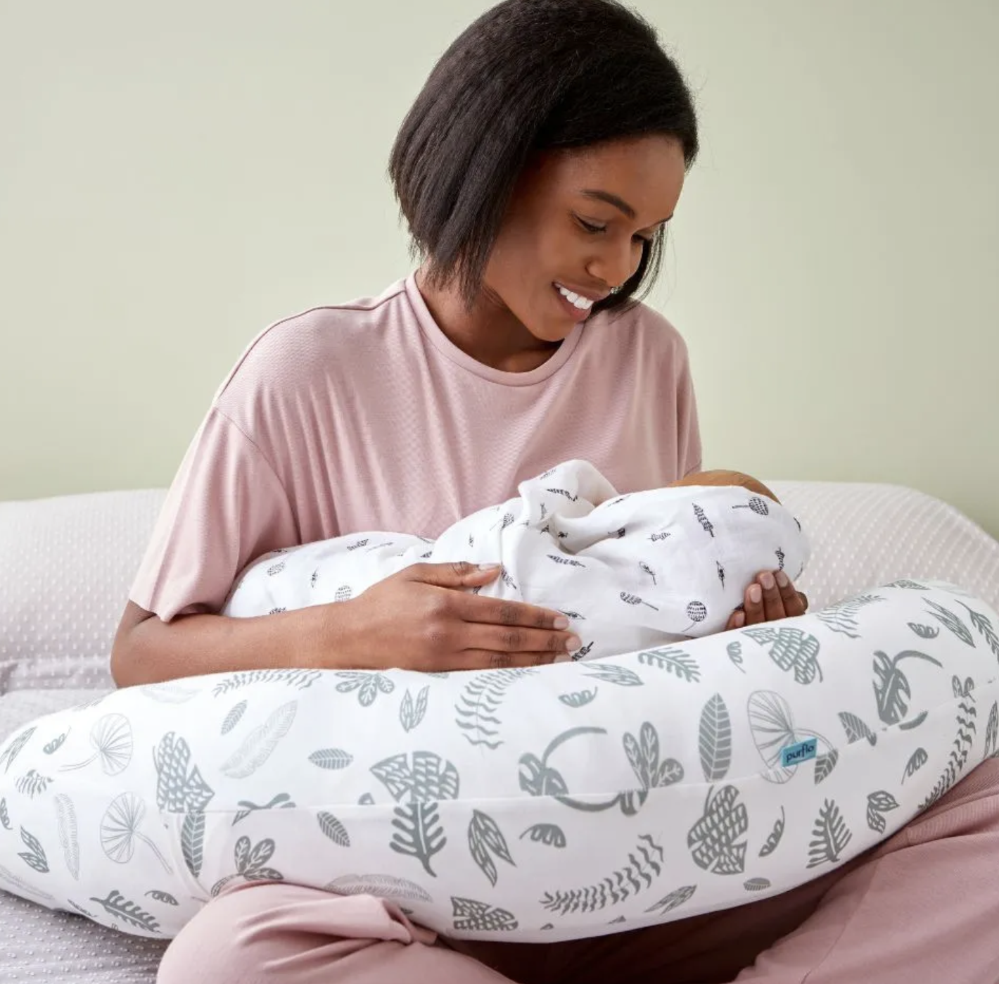 Purflo Breathe Pregnancy Pillow - Jardin - Image 3