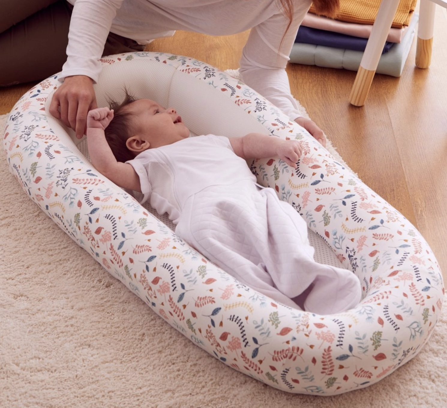 Purflo Sleep Tight Baby Bed - Botanical - Image 2
