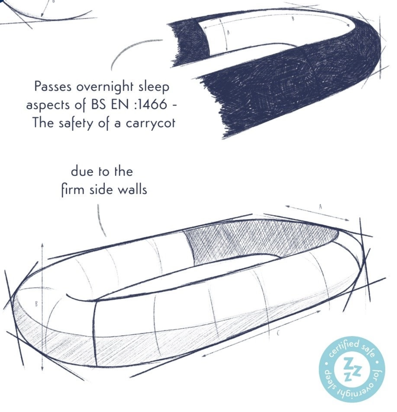 Purflo Sleep Tight Baby Bed - Botanical - Image 5