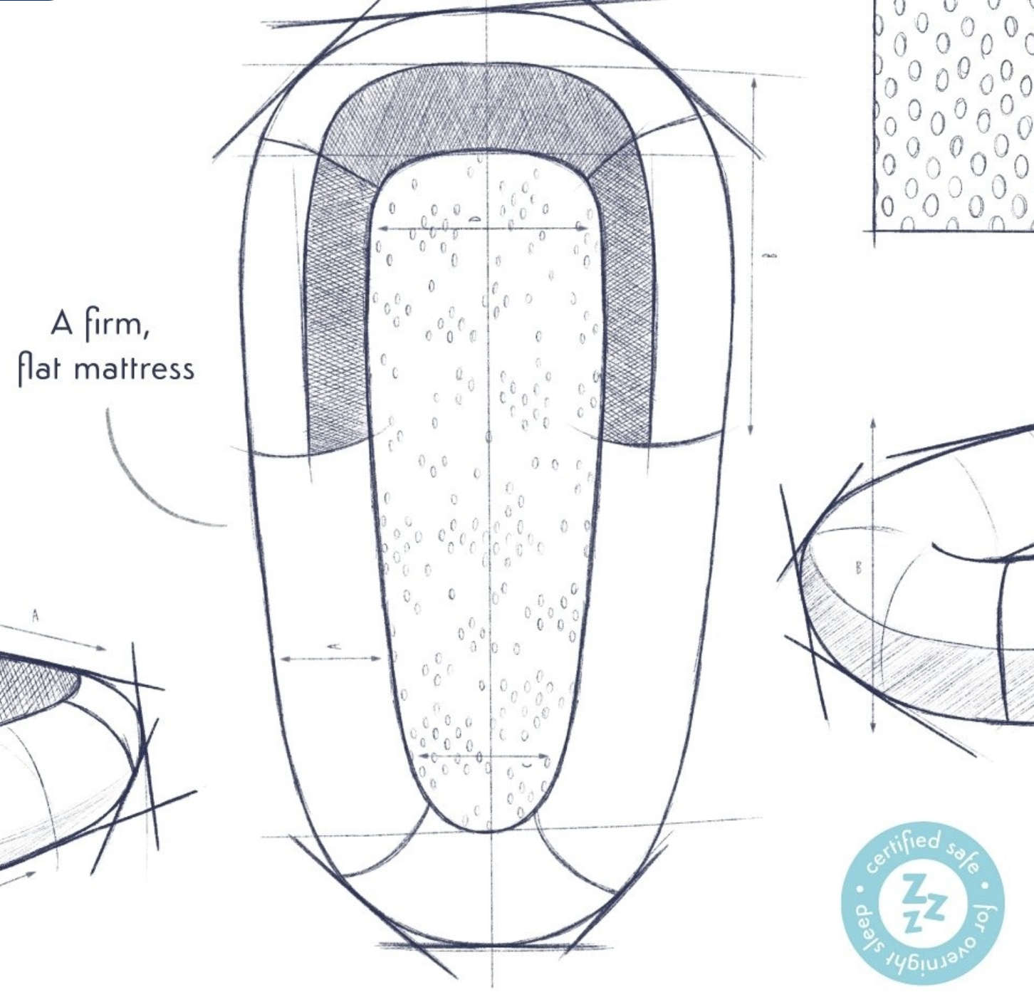 Purflo Sleep Tight Baby Bed - Botanical - Image 3