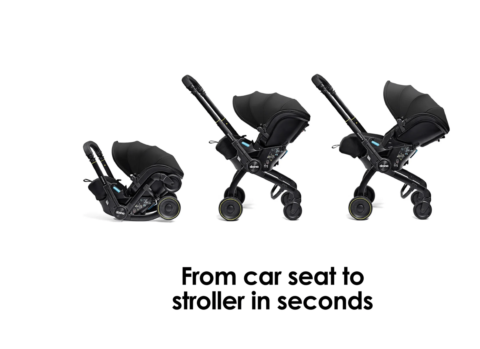 Doona X Car Seat Stroller-Nitro Black - Image 2