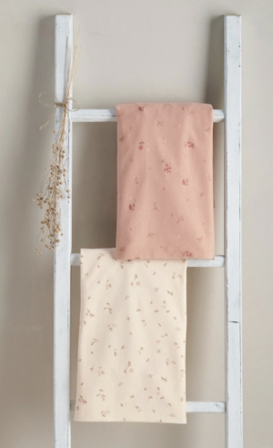 Mamas and Papas Cotbed Fitted Sheets (2 Pack) – Welcome to the World Wildflower