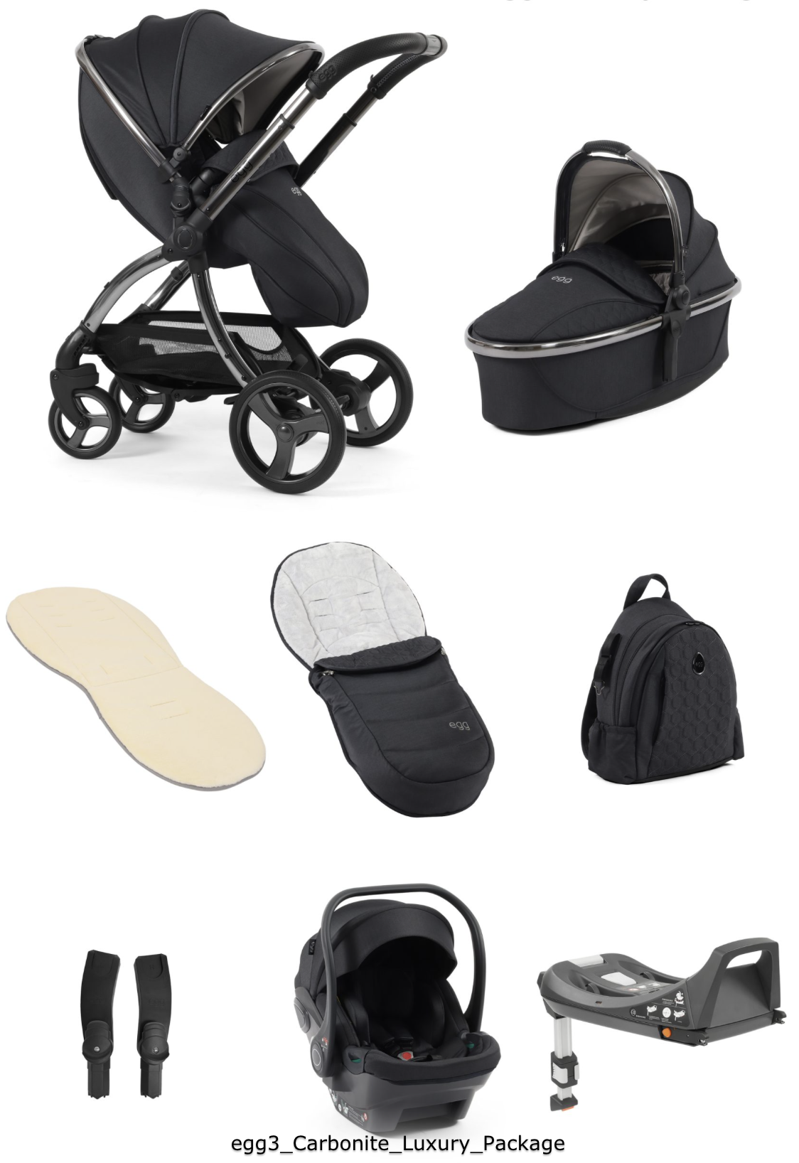 egg3® Luxury Bundle - Carbonite