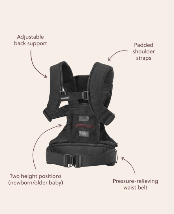 BabyBjorn Baby Carrier One Air - Silver Mesh | Babycare Online