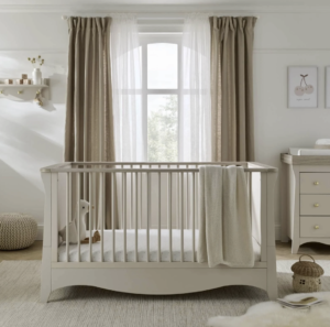 Cuddleco Clara Cot Bed - Cashmere & Ash