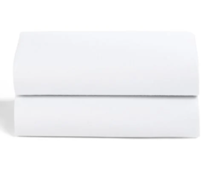 Snuz Crib Fitted Sheets 2 Pack Fitted Sheets Jersey Cotton