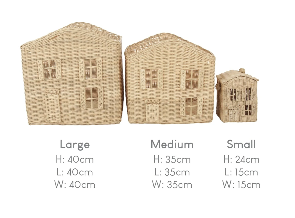 Country Cottage Storage Baskets - Set of 3 - Image 4