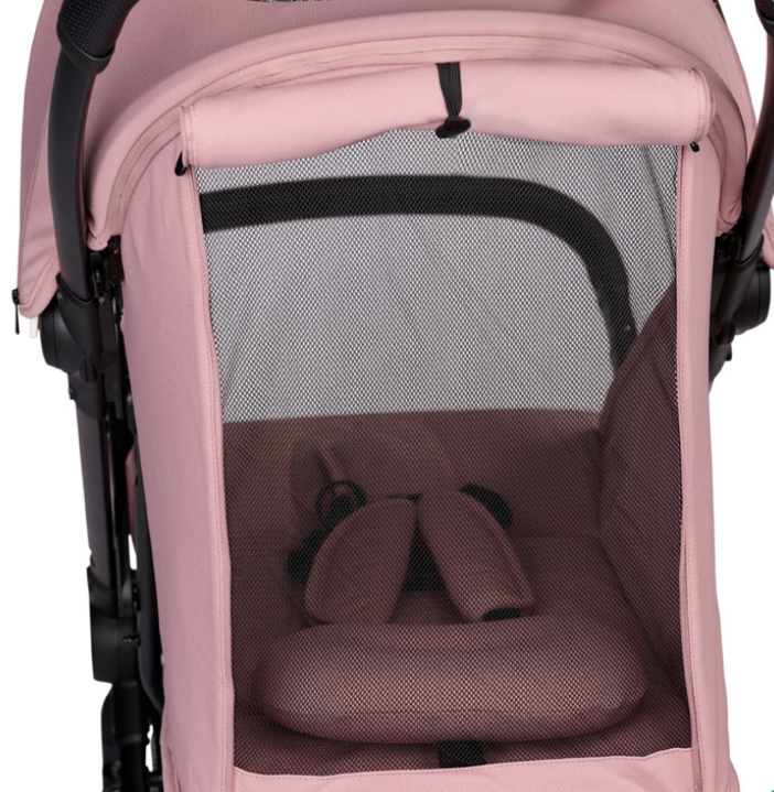 Miniuno Obiie Compact Stroller - Pink - Image 6