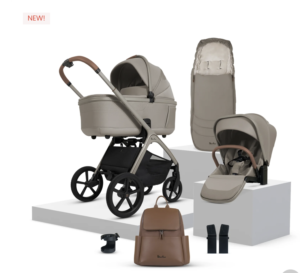 Silver Cross - Cove Champagne Travel System Accessory Bundle (8 piece) Sale price £945.00