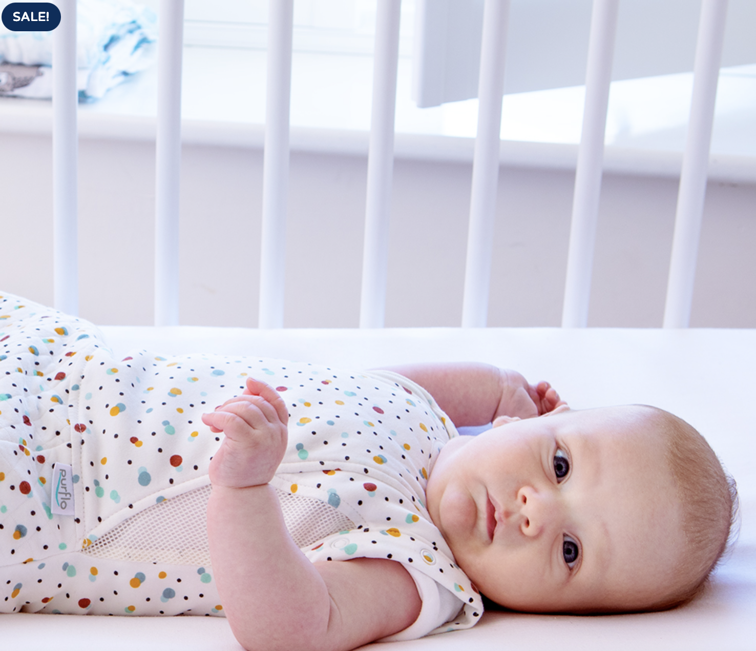 Purflo Swaddle to Sleep Wash & Wear Bundle - Scandi Spot - Image 2
