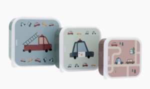 3 Vintage Cars Lunch Boxes