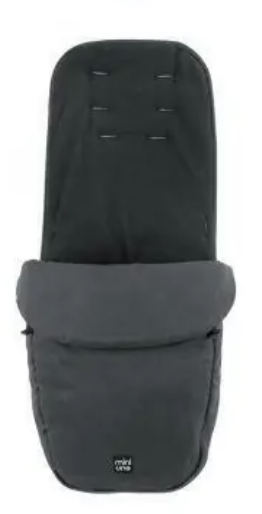Miniuno Toura Footmuff - Black Herringbone