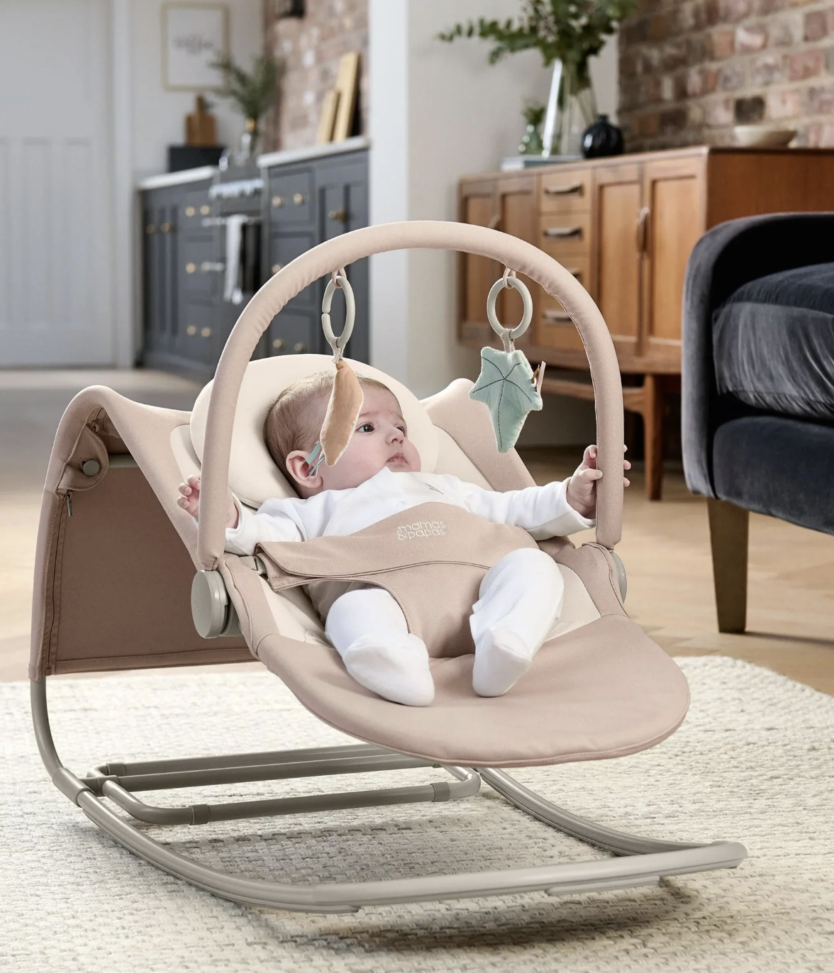 Mamas and Papas Tempo Bouncer - Blush