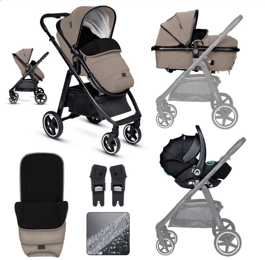 Miniuno Toura Travel System - Caramel