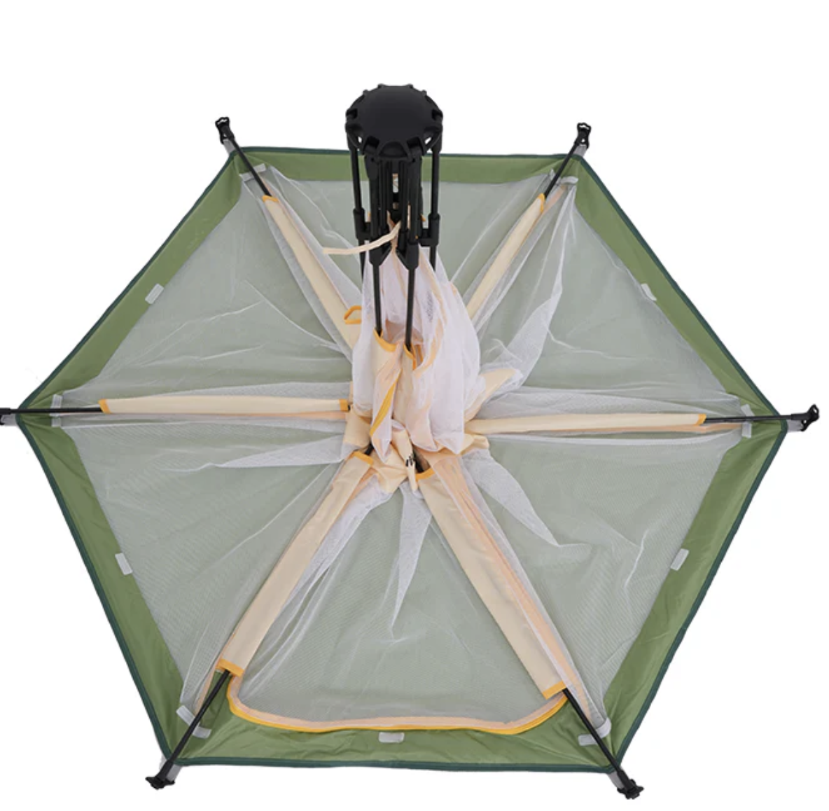 Jovikids Pop-Up Foldable Play Tent with Carry Bag Green - Image 5