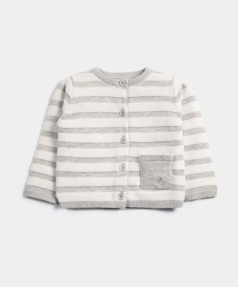 Mamas & Papas Striped Knitted Cardigan