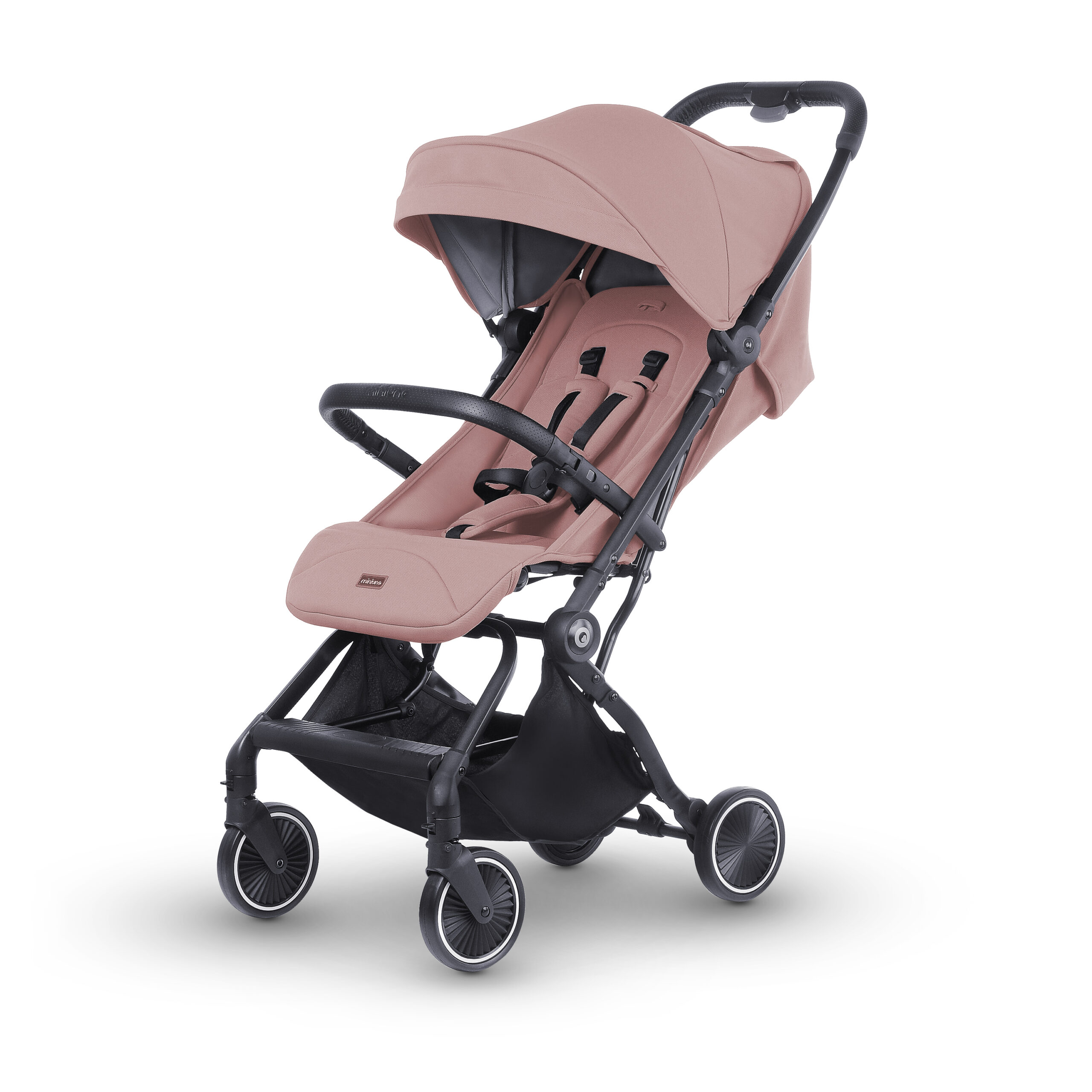 Miniuno Obiie Compact Stroller - Pink - Image 2