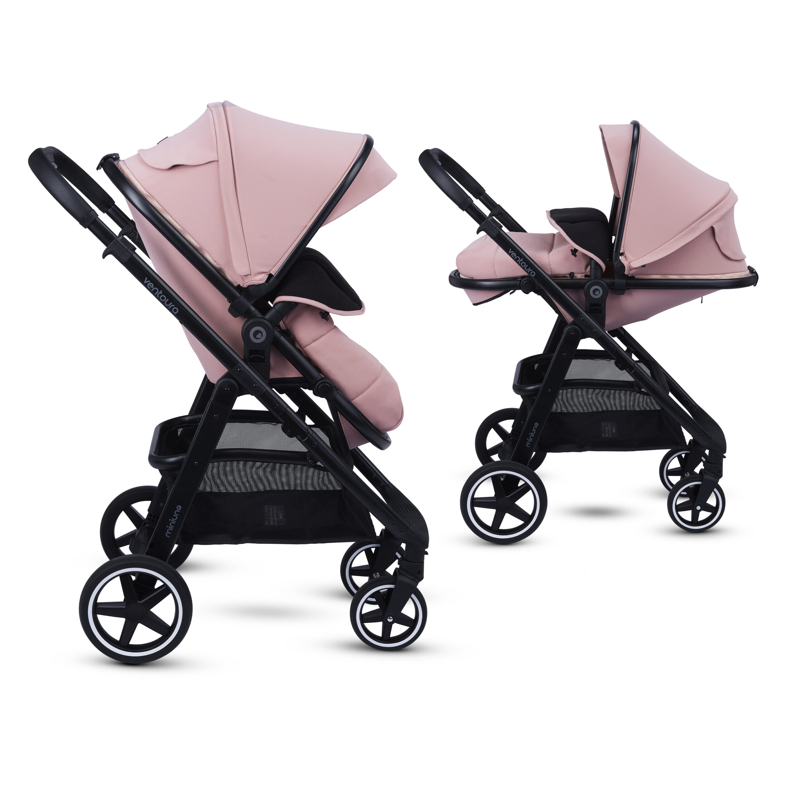 Miniuno Ventoura Travel System - Pink - Image 4