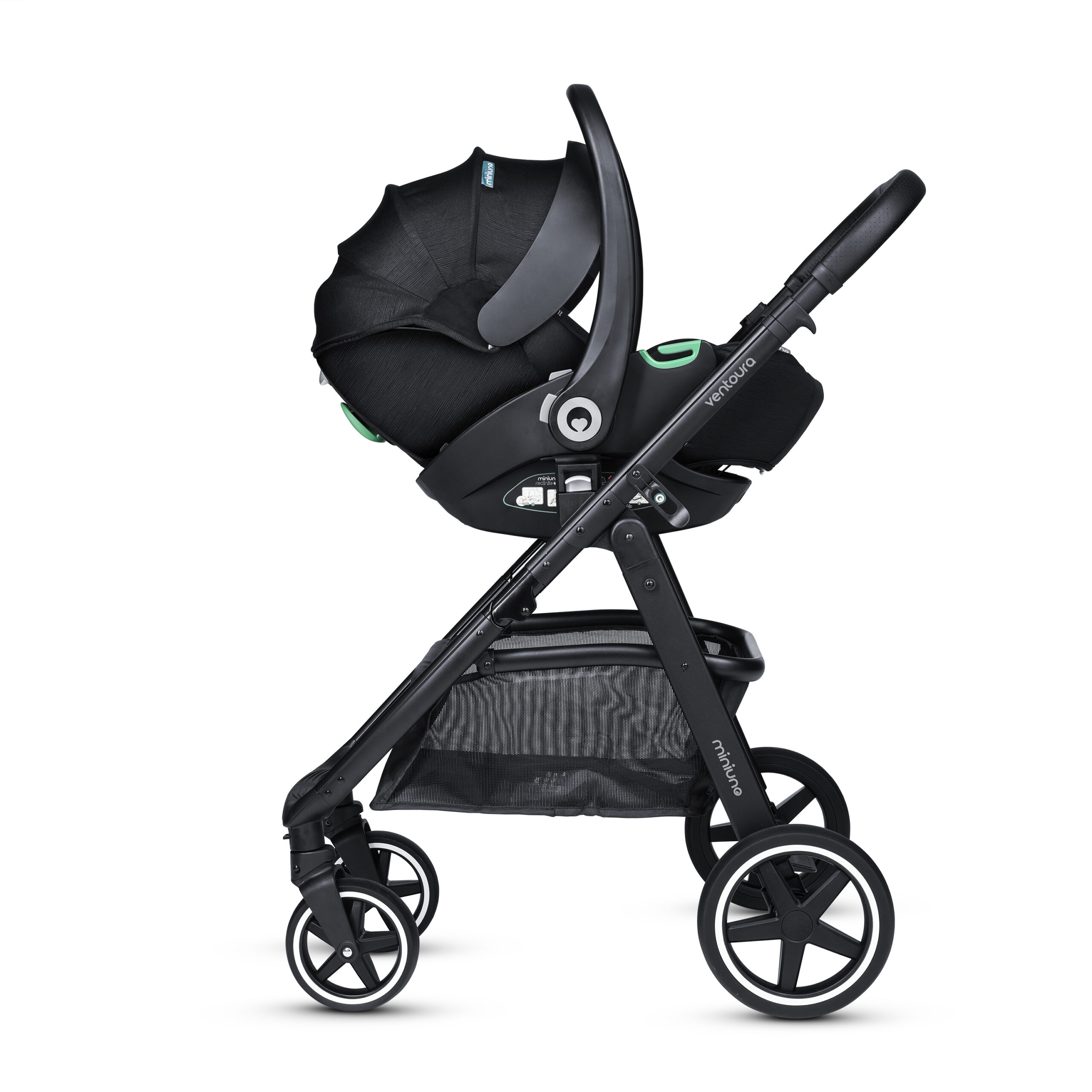 Miniuno Ventoura Travel System - Pink - Image 5