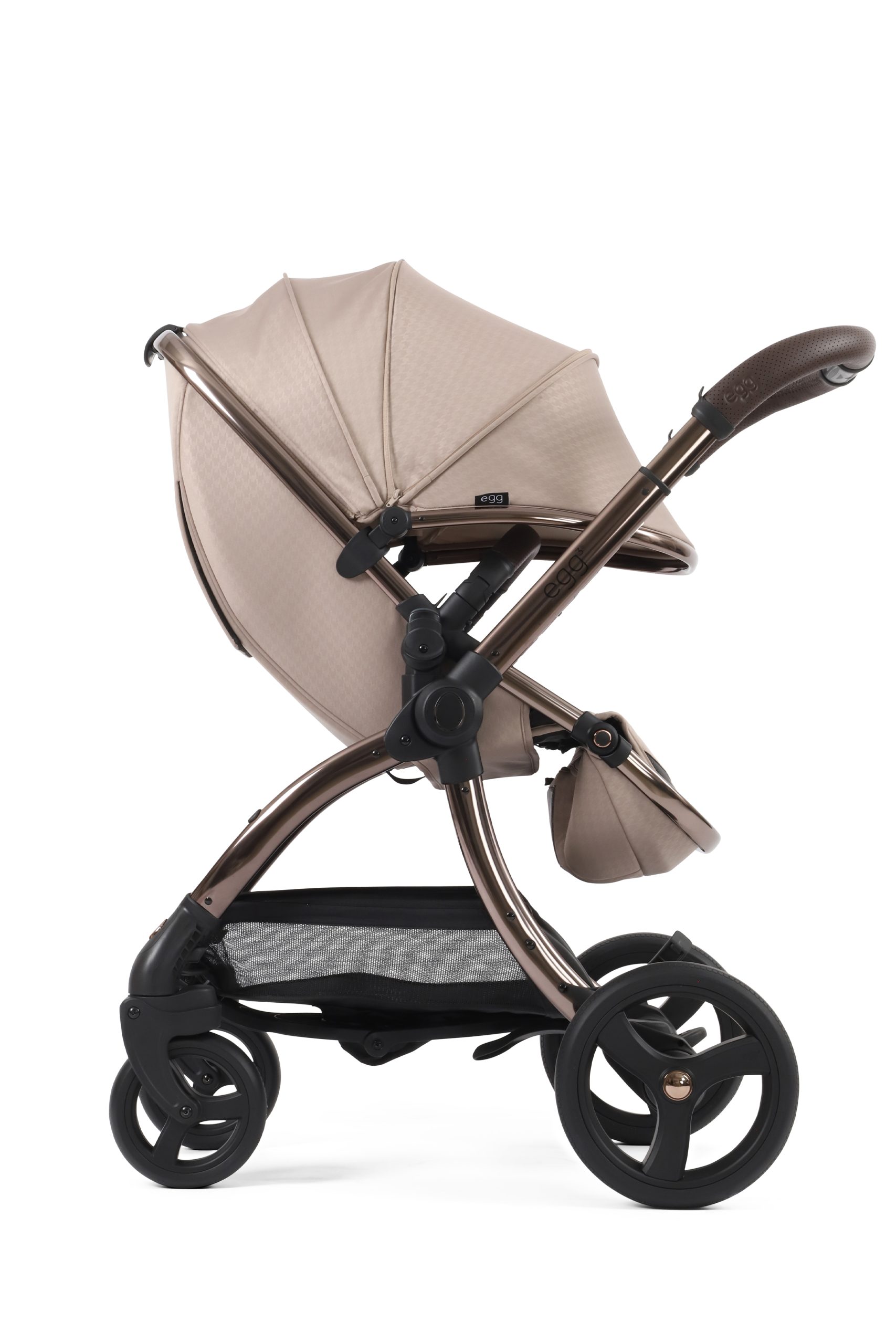 egg3® Special Edition Stroller 9 Piece Snuggle Bundle - Houndstooth Almond - Image 5