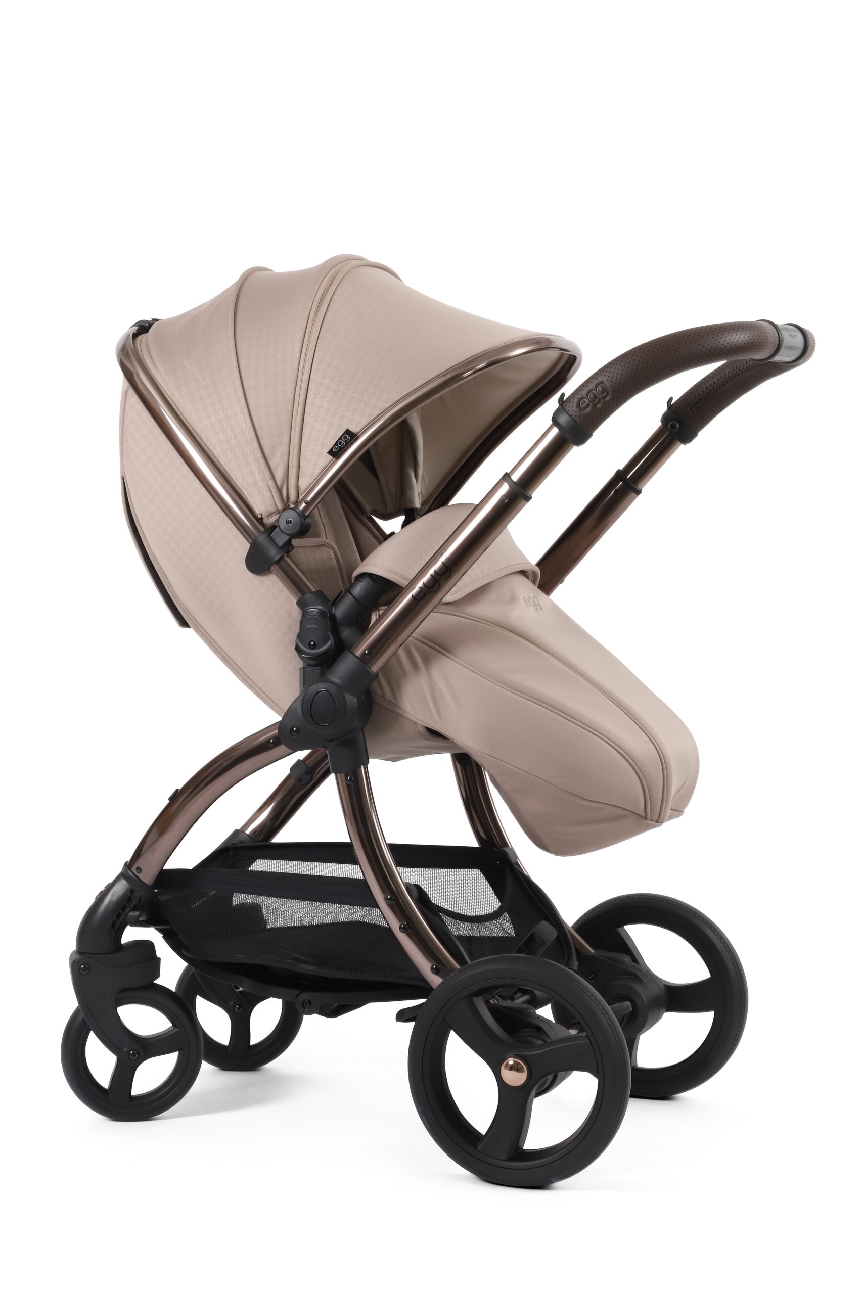 egg3® Special Edition Stroller 9 Piece Snuggle Bundle - Houndstooth Almond - Image 7