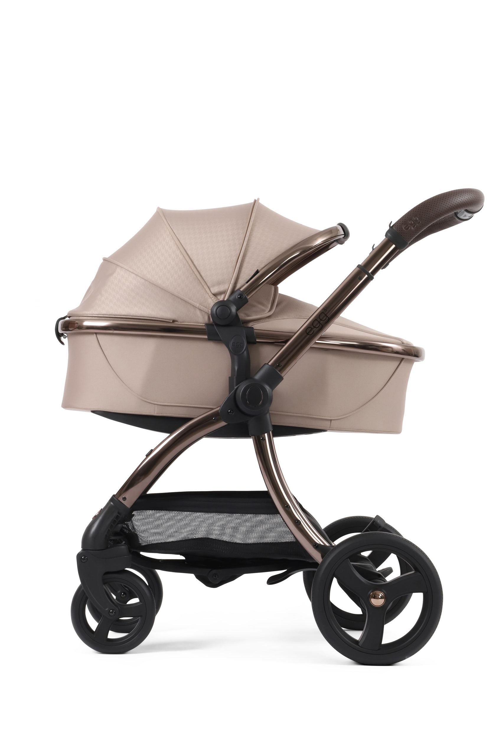egg3® Special Edition Stroller 9 Piece Snuggle Bundle - Houndstooth Almond - Image 3