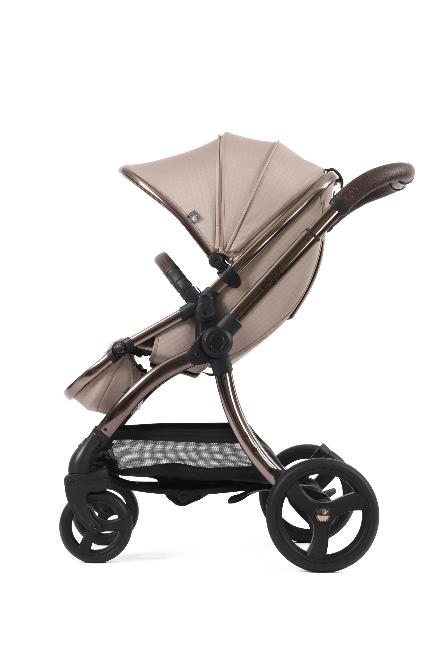 egg3® Special Edition Stroller 9 Piece Snuggle Bundle - Houndstooth Almond - Image 6