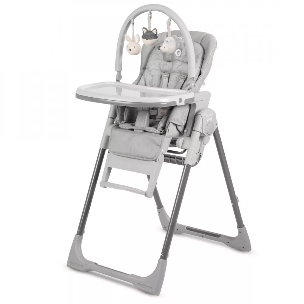 Miniuno Yumo MultiPlus 4in1 Highchair - Whisper Grey - Image 2