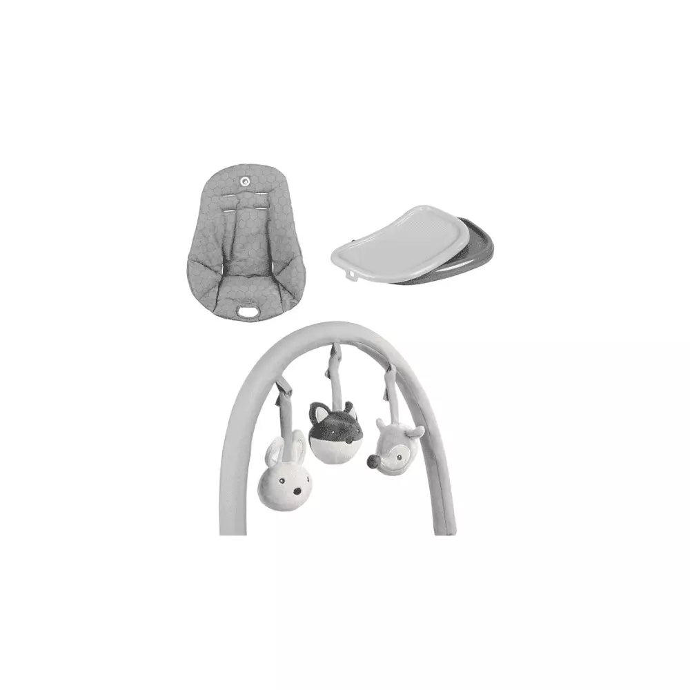 Miniuno Yumo MultiPlus 4in1 Highchair - Whisper Grey - Image 8