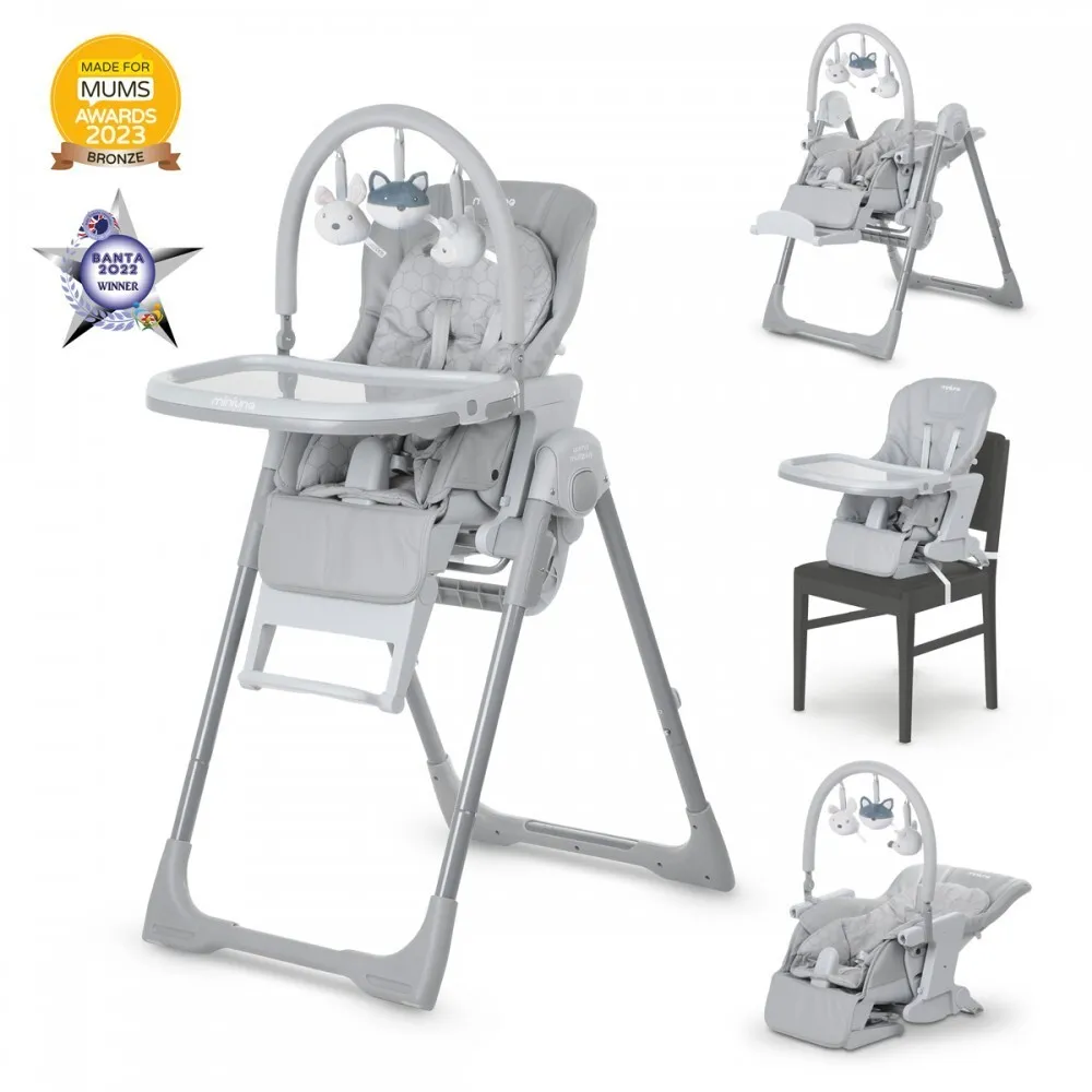 Miniuno Yumo MultiPlus 4in1 Highchair - Whisper Grey