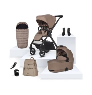 Silver Cross Reef 2 Travel System Accessory Bundle - Mocha