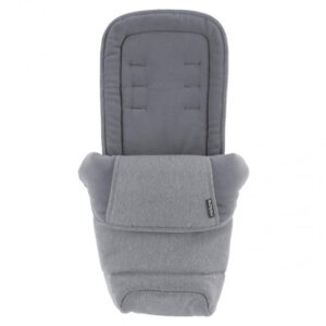 Miniuno Toura Footmuff - Grey Herringbone