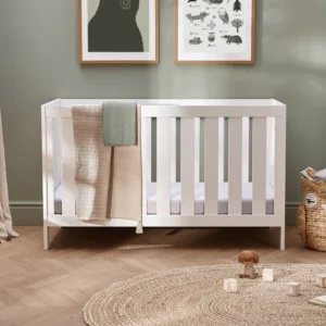 Bromley White Convertible Cot Bed to Toddler Bed