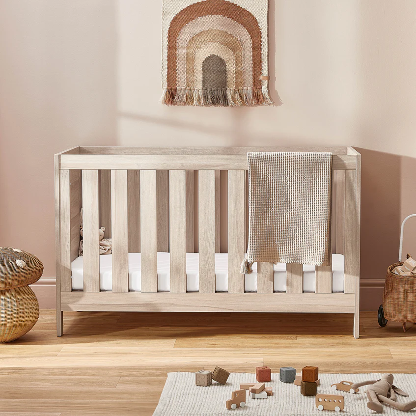 Bromley Oak 4 Piece Nursery Room Set With Mattress - Image 11