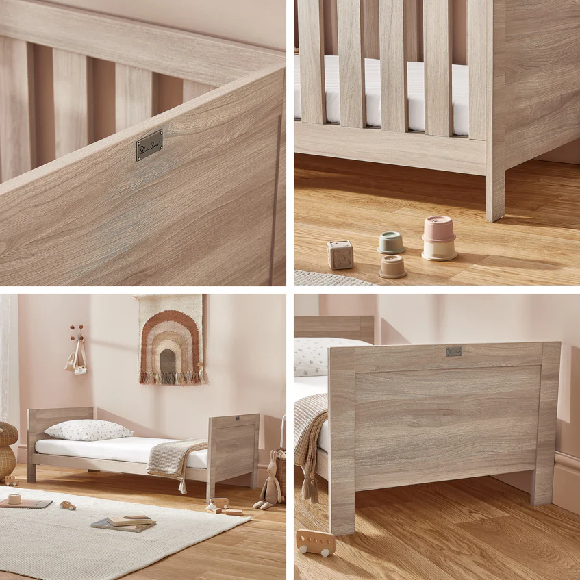 Bromley Oak 3 Piece Nursery Room Set With Mattress - Image 2