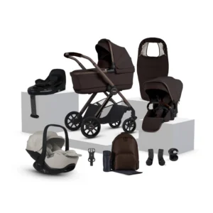 Reef 2 SPECIAL EDITION Travel System Ultimate 360 Natural Taupe Infant Carrier Bundle (11 piece)