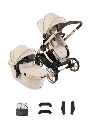 Peach 8 Pushchair and Carrycot