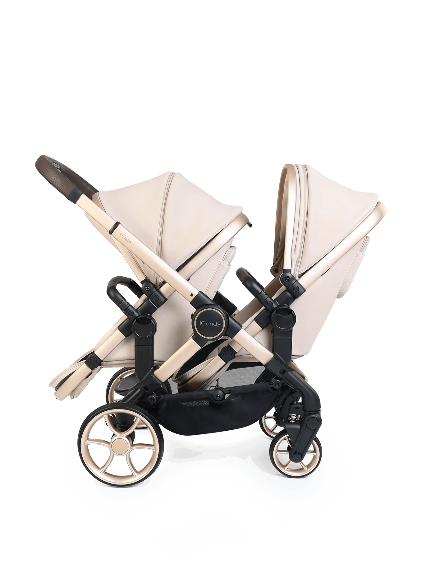 Peach 8 Pushchair and Carrycot - Double - Image 6