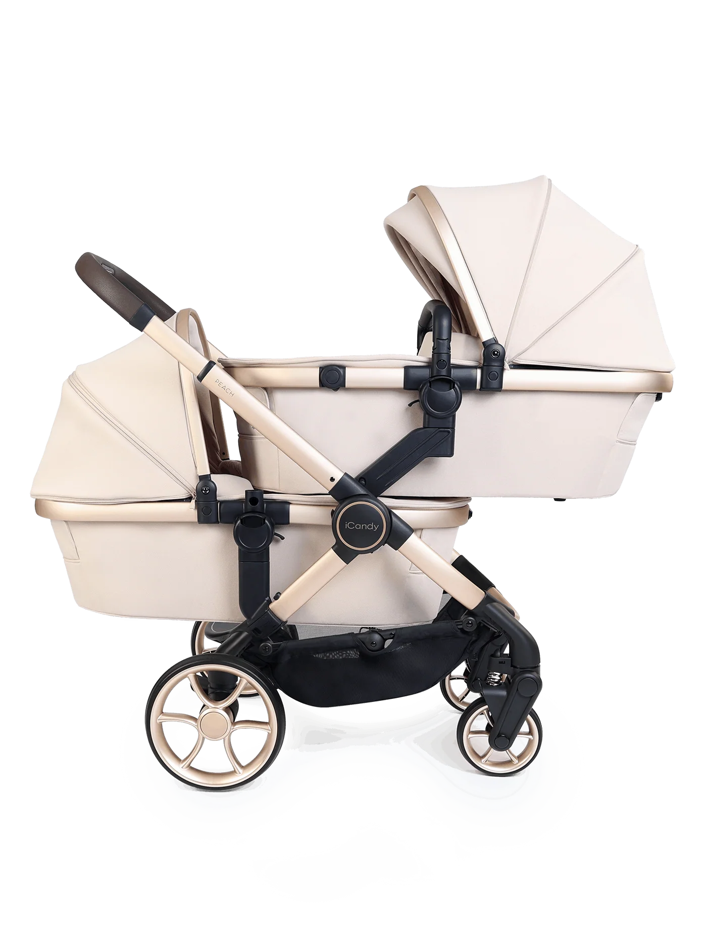 Peach 8 Pushchair and Carrycot - Twin 360 Car Seat Combo - Image 10