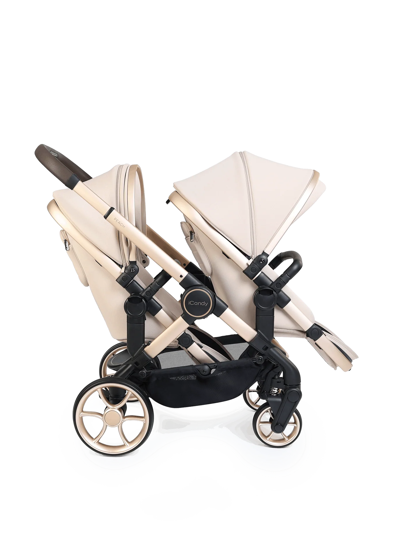 Peach 8 Pushchair and Carrycot - Twin 360 Car Seat Combo - Image 6