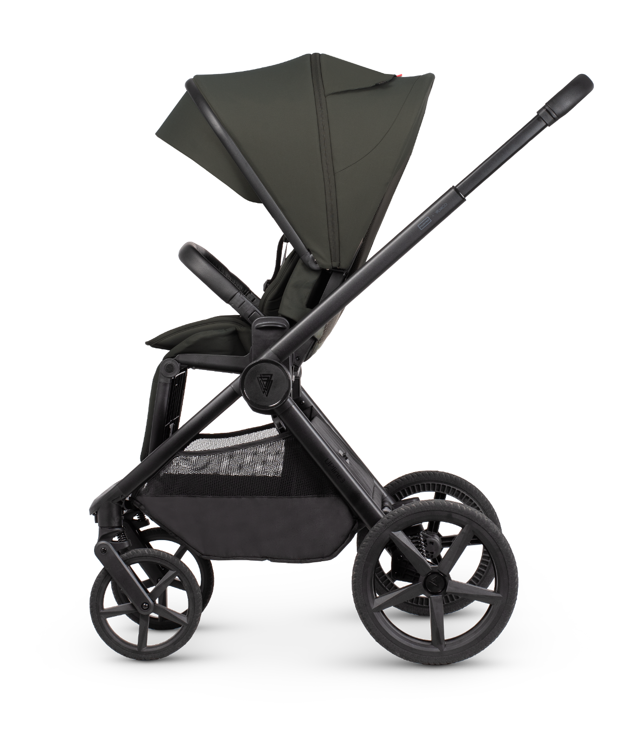 Hunter x Venicci Upline 3 Dark Olive Pram - Image 3