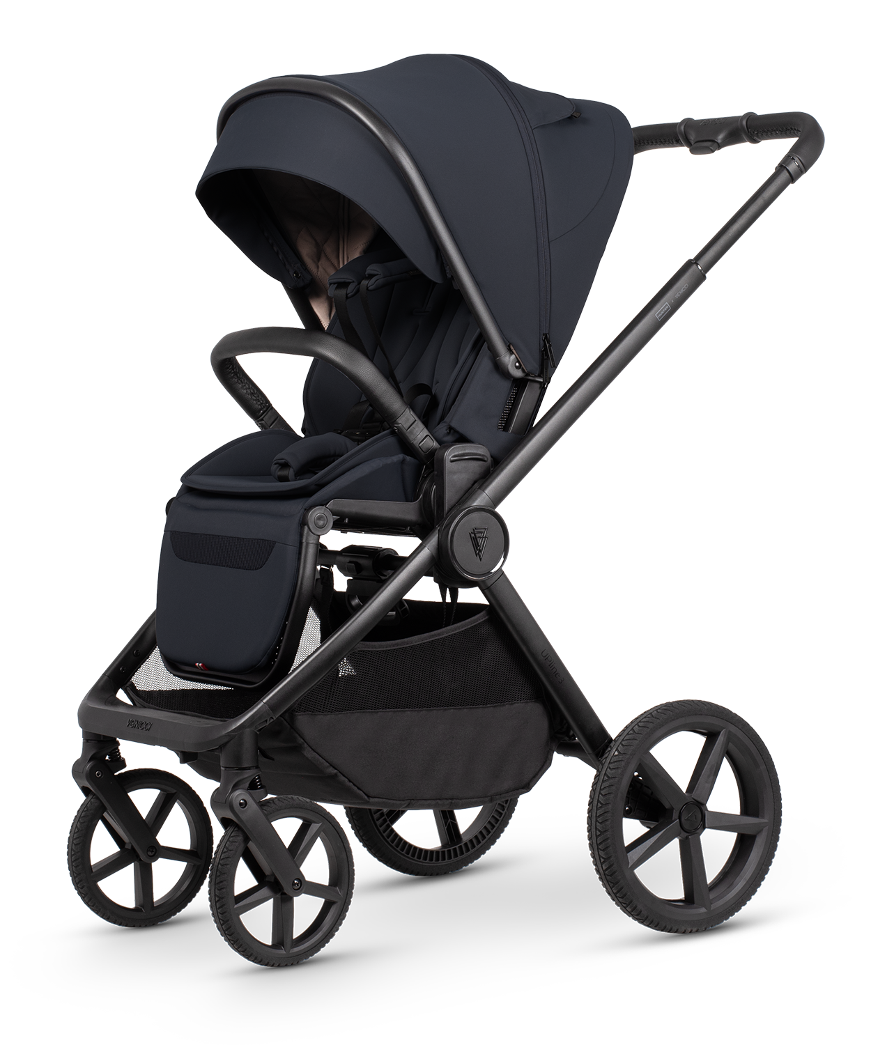 Hunter x Venicci Upline 3 Navy Pram - Image 5