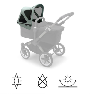 Bugaboo Fox/Camelion hood pine green