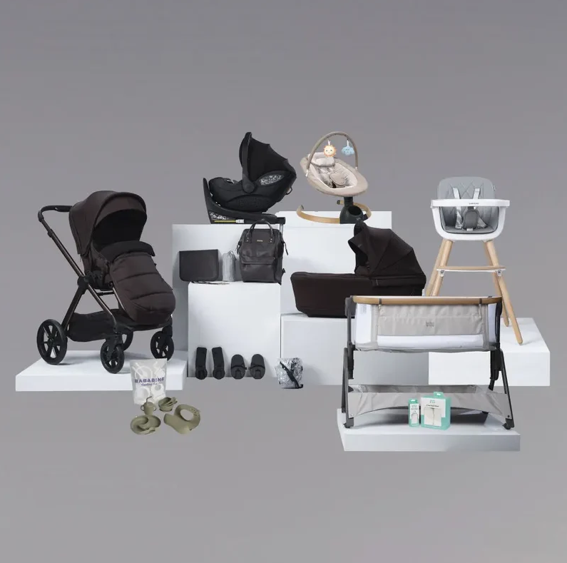 Bababing Raffi Travel System | 18 Piece Pushchair Bundle